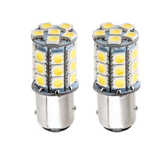 BA15s Led spuldžu komplekts (sarkans)