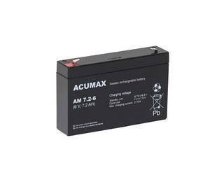 Acumax 6v 7,2Ah akumulators