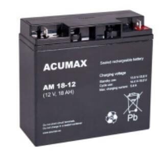 Acumax EMU 12v 18Ah akumulators