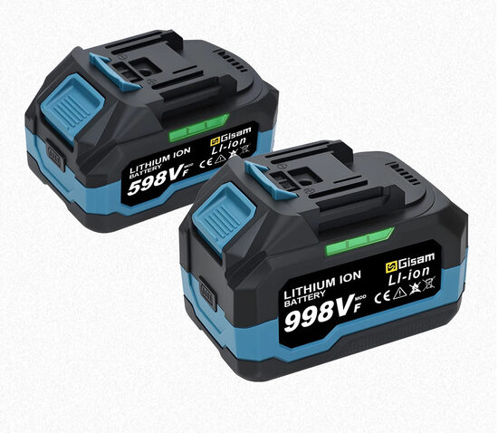 Gisam 4.0AH, 4.5AH uzlādējams litija jonu akumulators, saderīgs ar Makita 18V akumulatora tapām