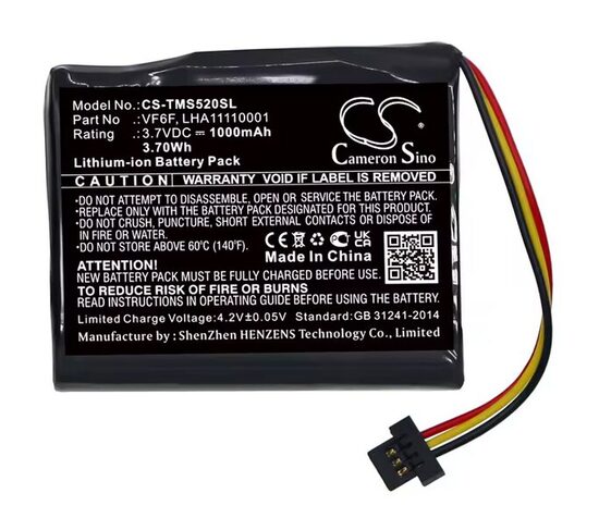 Akumulators priekš TomTom Start 42 / 52 / 62 navigācijām