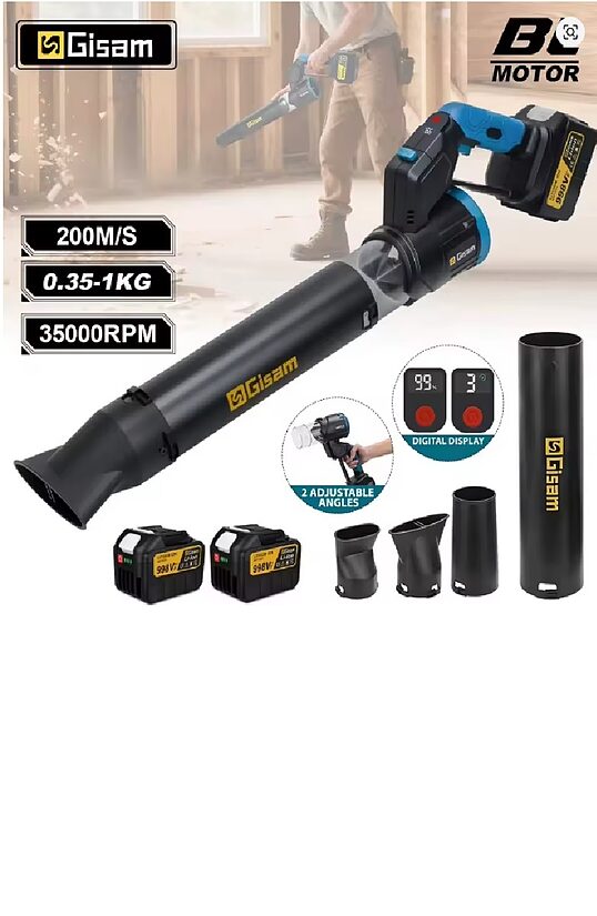 Gisam elektriskais lapu/sniega pūtējs 35000RPM