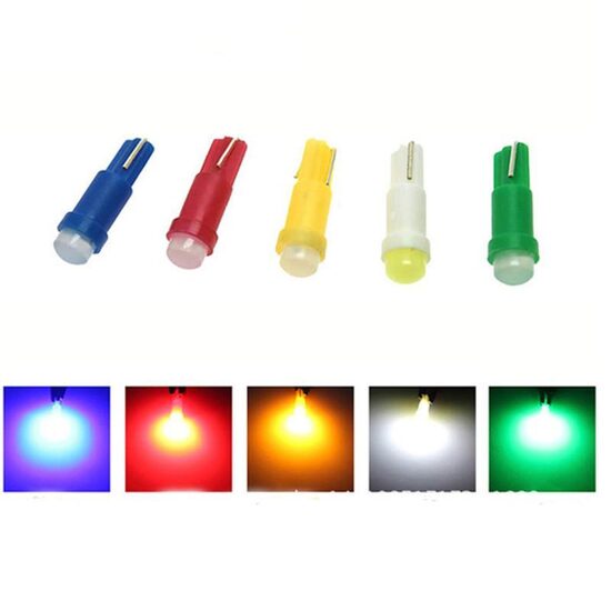 T5 led spuldžu komplekts ( dažādas krāsas)