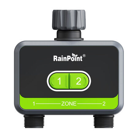RainPoint 2 zonu apūdeņošanas kontrolieris ar lietotni