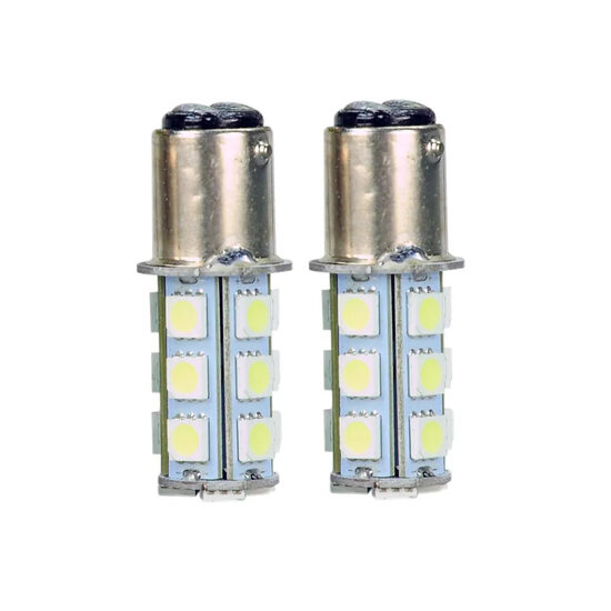 BA15s Led spuldžu komplekts (balts)