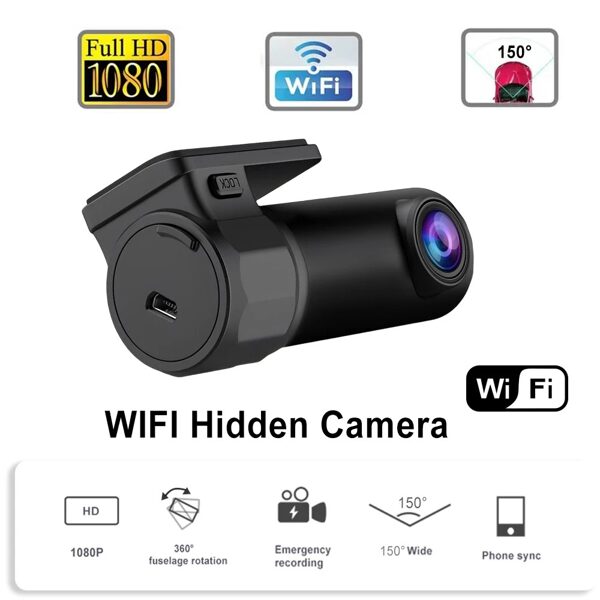 GooD Dash Cam Full HD 1080P WIFI 150° 