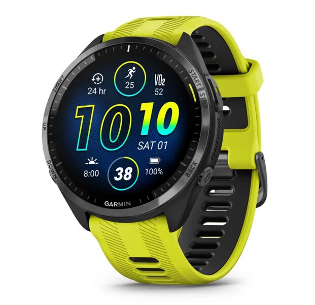 Garmin Forerunner 965 Melns/dzeltens